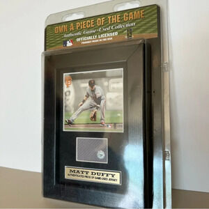 San Francisco Giants Piece of the Game Authenticated Jersey Matt Duffy Sports